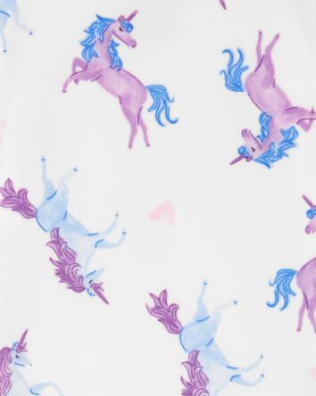Kid 2-Piece Fuzzy Velboa Unicorn Pajamas, 