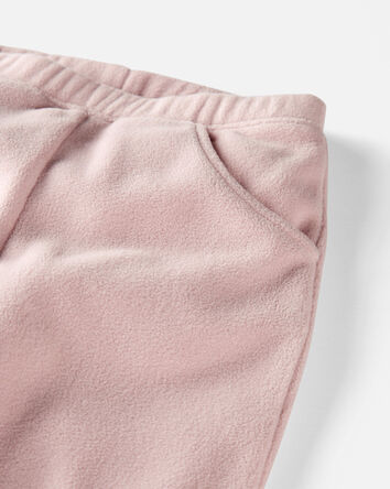 Toddler Girl 2-Piece Recycled Microfleece Set - Pink, 