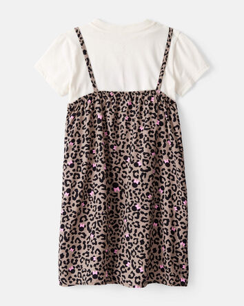 Girls 2-Piece Minnie Mouse Tee & Dress Set, 