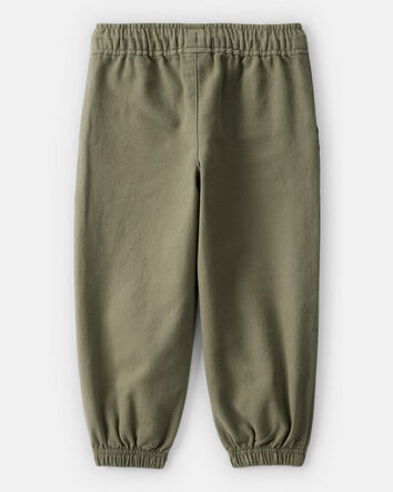 Toddler Boy  Herringbone Woven Pull-On Jogger - Green, 