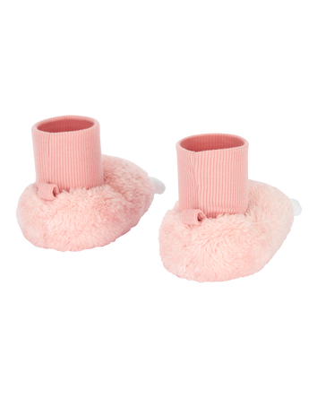 Baby Dinosaur Soft Slipper Shoes - Pink, 