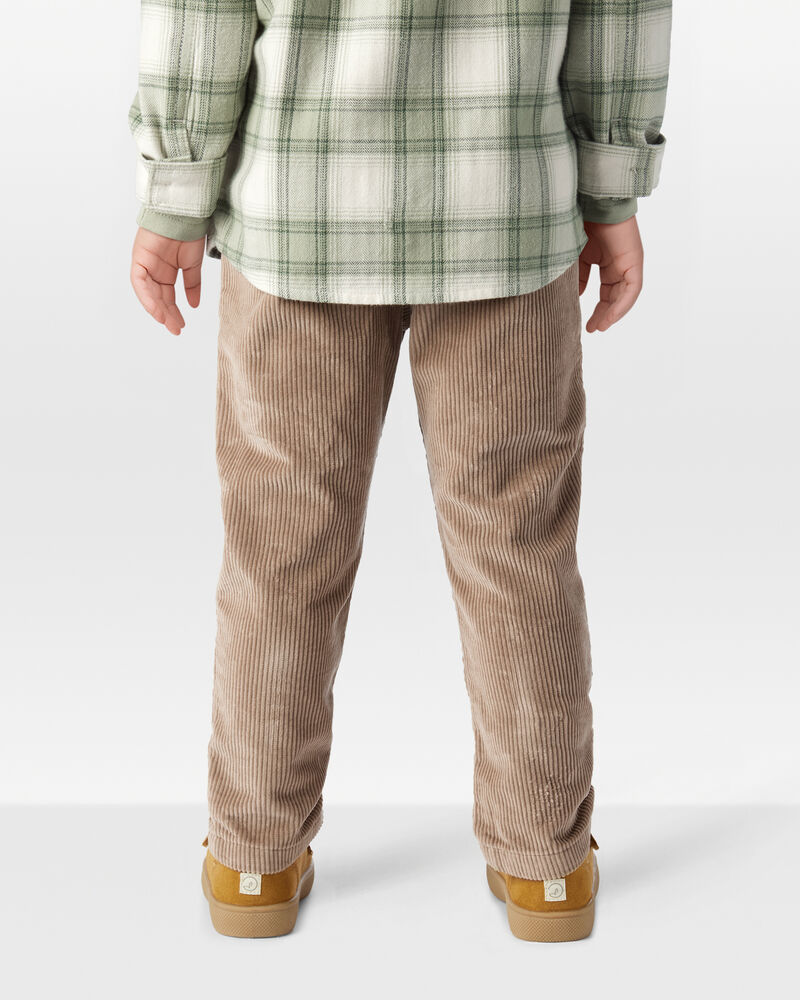 Toddler Organic Cotton Corduroy Drawstring Pants, image 4 of 7 slides