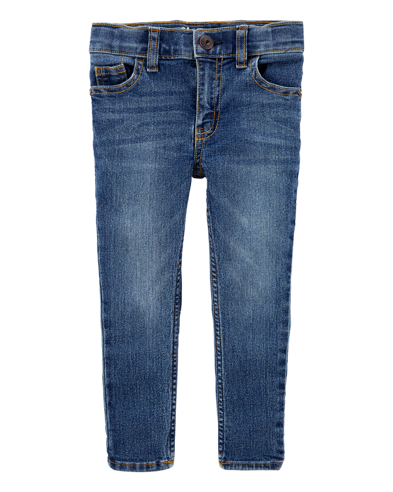 Baby Medium Wash Skinny-Leg Jeans, image 1 of 4 slides