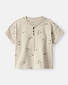 Baby Boy Acorn Short-Sleeve Tee - Brown, image 1 of 3 slides
