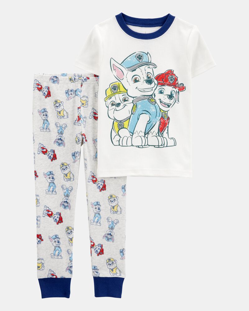 Toddler PAW Patrol Snug Fit Cotton 2-Piece Pajamas, image 1 of 3 slides