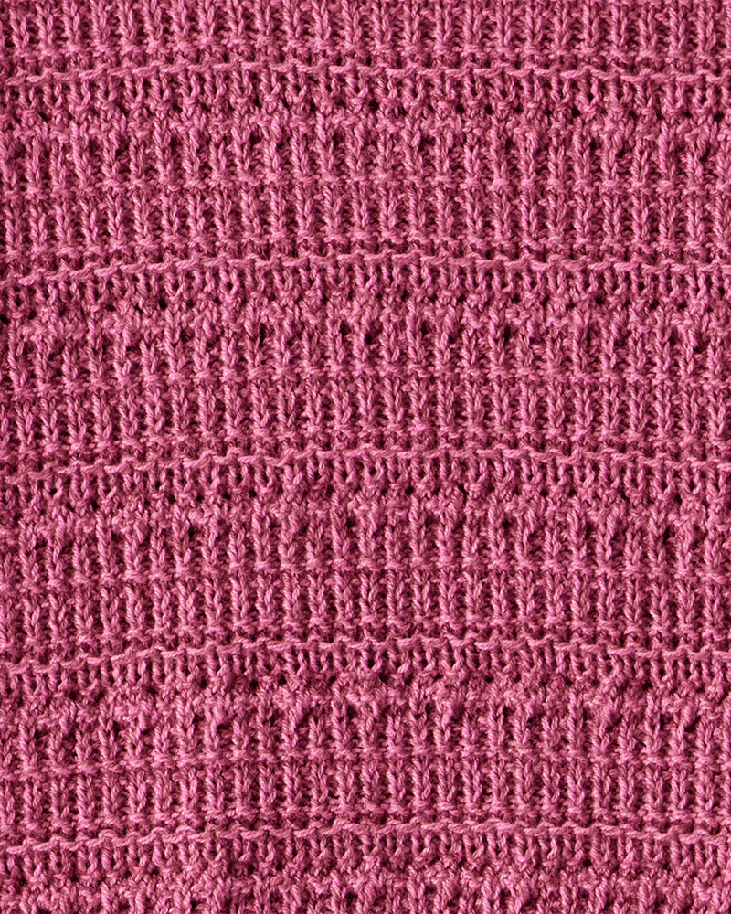 Toddler Girl Long-Sleeve Sweater - Pink, image 2 of 3 slides