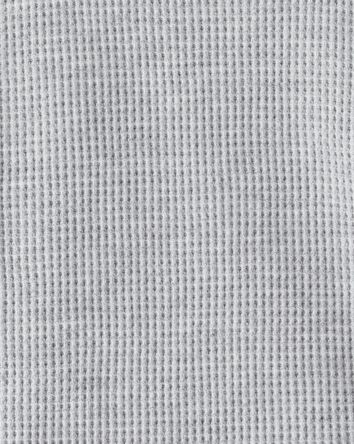 Baby Boy Thermal Long-Sleeve T-Shirt - Grey/Navy, 
