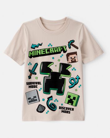Boys Minecraft&reg; Short-Sleeve Graphic Tee - Tan, 