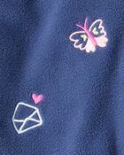 Baby Girl 3-Piece Art Print Jacket, Bodysuit & Pant Set - Blue/Pink, image 3 of 6 slides