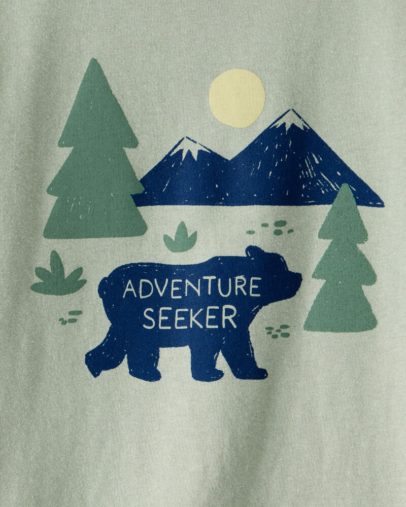 Toddler Boy Adventure Seeker Short-Sleeve Graphic Tee - Green, image 2 of 3 slides