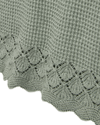 Kid 2-Piece Pointelle Sweater Crochet Knit Tank & Skirt Set - Green
, image 4 of 7 slides