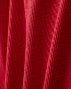 Toddler Solid PurelySoft Snug Fit 2-Piece Pajamas - Red, image 2 of 5 slides