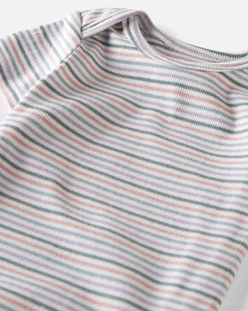 Baby 3-Pack Organic Cotton Rib Bodysuits
, 