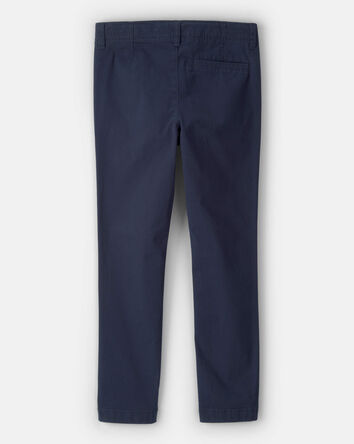 Boys Slim Tapered Chino Pants - Navy, 