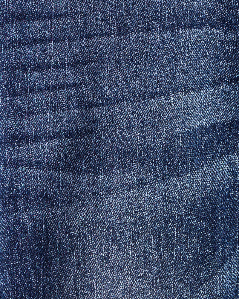 Toddler Dark Blue Wash Classic Jeans, image 3 of 4 slides