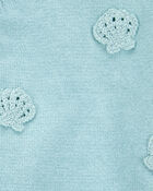 Baby Girl 2-Piece Crochet Sweater Knit Tank & Diaper Cover Set, image 2 of 4 slides