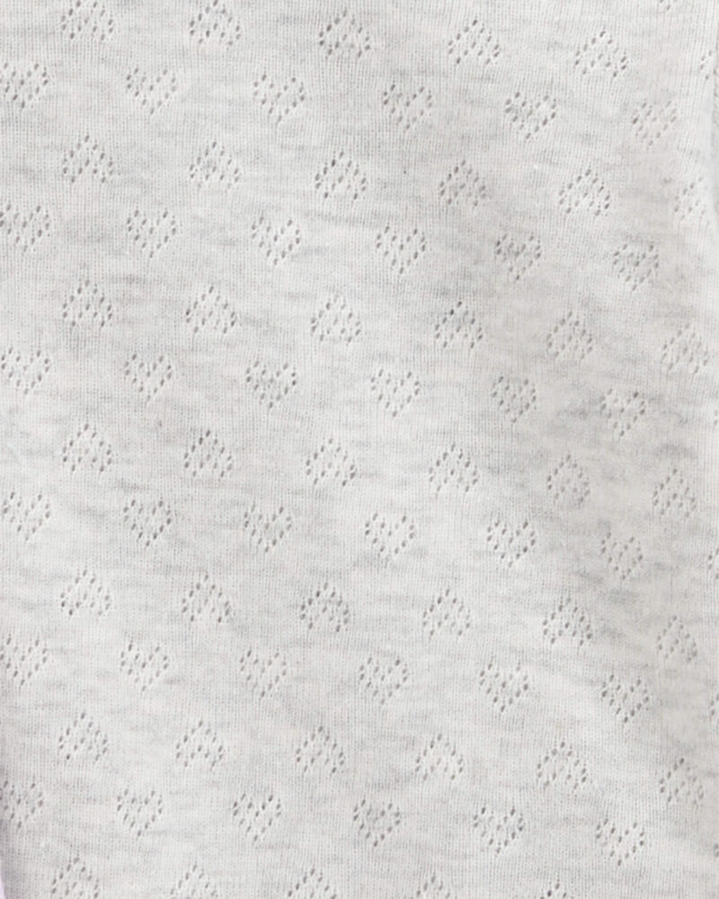 Baby 4-Piece Long-Sleeve Pointelle Bodysuits, image 3 of 7 slides