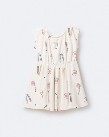 Toddler Girl Avenue Twirl&trade; Dress in Park Day Print - Cream, 