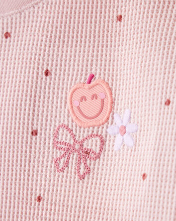 Toddler Girl Polka Dot Short-Sleeve Top - Pink, 