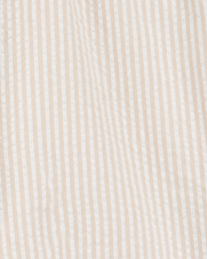 Toddler 2-Piece Button-Down Shirt & Shorts Outfit Set, image 6 of 8 slides