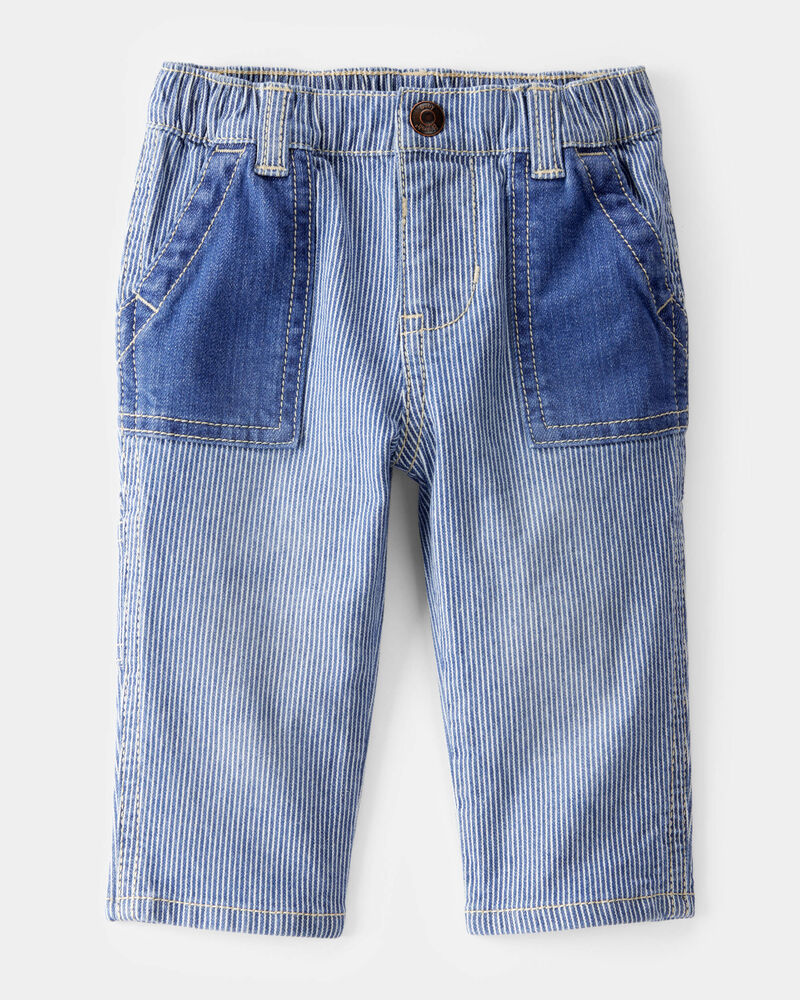 Baby Vintage Inspired Hickory Denim Jeans - Cornwall Wash, image 1 of 4 slides