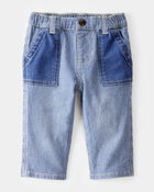 Baby Vintage Inspired Hickory Denim Jeans - Cornwall Wash, image 1 of 4 slides