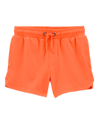 Toddler 2-Piece Active Raglan Tee & Pull-On Shorts Set - Navy/Orange, image 5 of 9 slides