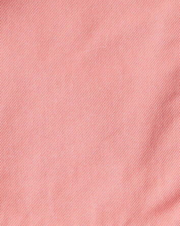 Girls Cotton Skirt - Coral, 