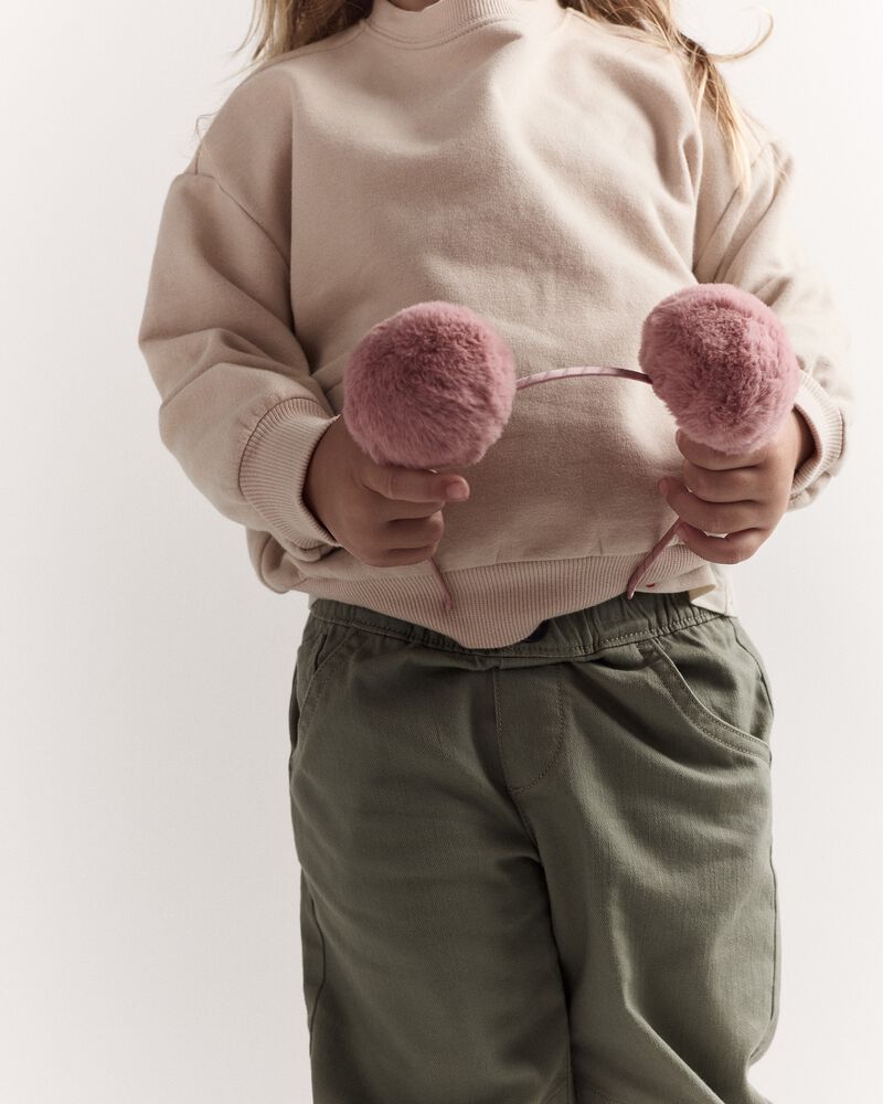 Toddler Otter Sweatshirt&trade; with Pockets - Khaki, image 5 of 7 slides