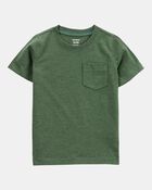 Toddler Boy Solid Short-Sleeve Tee - Green, image 1 of 3 slides