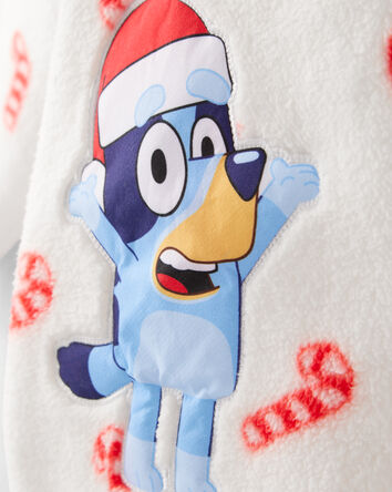 Girls Bluey&trade; Sherpa Hooded Zip-Up Jacket, 