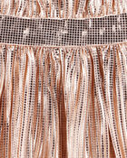 Baby Girl Sleeveless Occasion Dress - Gold, image 2 of 3 slides