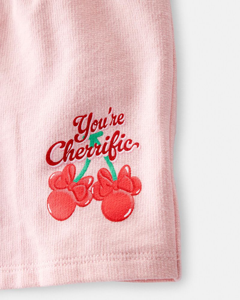 Toddler Girl 2-Piece Minnie Mouse Outfit Set - White/Pink, image 3 of 4 slides