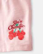 Toddler Girl 2-Piece Minnie Mouse Outfit Set - White/Pink, image 3 of 4 slides