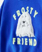 Baby Boy DayDream Fleece Seal Pullover Sweatshirt - Blue, image 2 of 4 slides