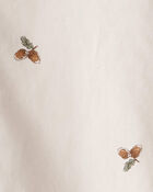 Toddler Boy Poplin Acorn Print Button-Front Shirt - Khaki, image 3 of 4 slides