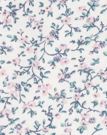 Baby Floral Short-Sleeve Bodysuit, 