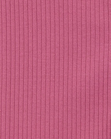 Kid Ribbed Button-Down Tank - Purple, 