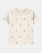 Baby Boy 2-Piece Sunset Tee & Shortall Set - Brown, image 2 of 6 slides