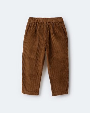 Toddler Boy Corduroy Pocket Pant - Cinnamon, 