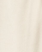 Baby 2-Piece French Terry Pullover & Pant Set - Cream, image 6 of 6 slides