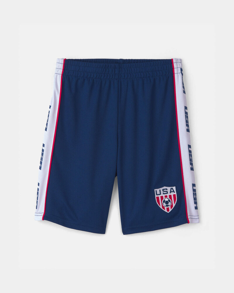 Kids 2-Piece Umbro USA Soccer Jersey & Short Set - Red/White/Blue, image 6 of 11 slides