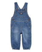 Baby Knit-Like Denim Overalls, image 1 of 5 slides