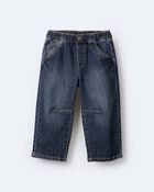 Toddler Barrel Pant in Denim - Blue, image 2 of 8 slides