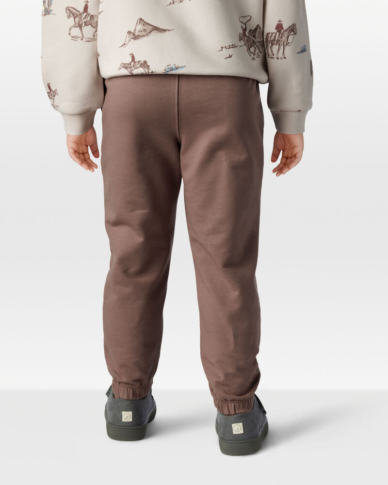 Toddler 2-Pack Organic Cotton French Terry Sweatpants, image 4 of 10 slides