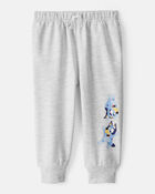 Baby Boy 2-Piece Bluey Tee & French Terry Joggers Set - Grey, image 3 of 7 slides