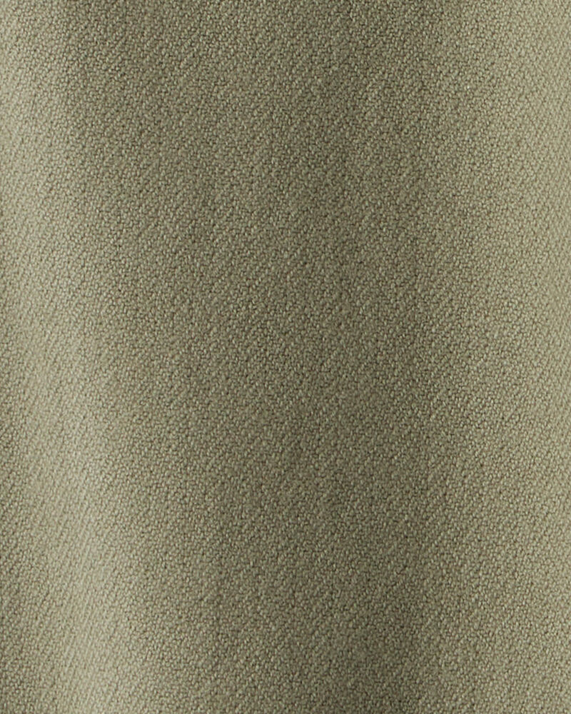 Toddler Boy  Herringbone Woven Pull-On Jogger - Green, image 5 of 6 slides