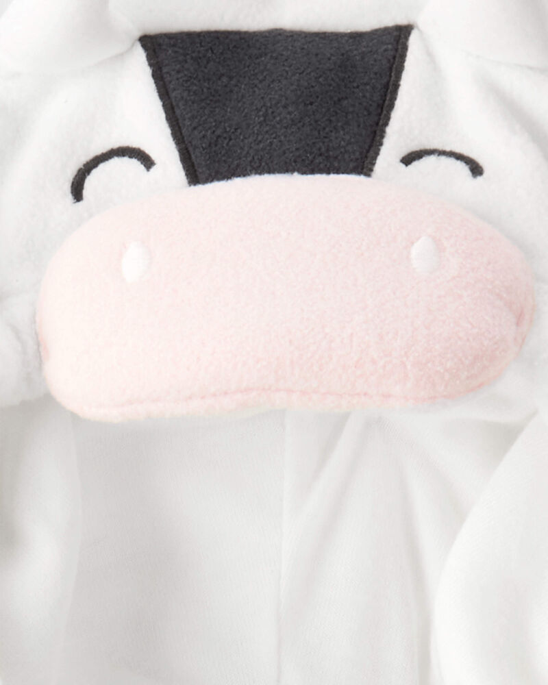 Baby 3-Piece Cow Halloween Costume - Black/White, image 3 of 5 slides