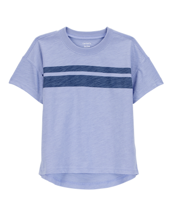 Baby Striped Short-Sleeve Tee - Blue, 