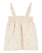 Baby Floral Smocked Tank - Ivory, image 1 of 3 slides